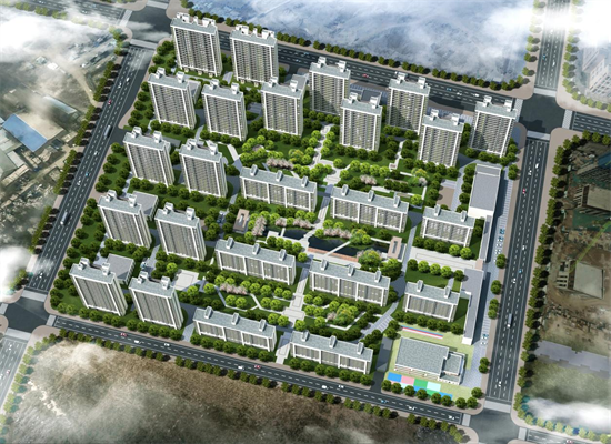 繪就民生幸福底色 中建八局瀋陽市于洪區城市更新建設項目主體結構封頂_fororder_馬靜中建項目3