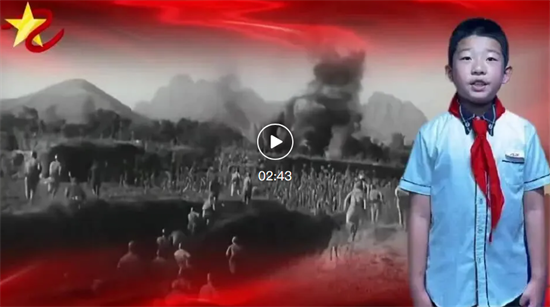 童聲讚英雄 瀋陽這所學校用多元活動播撒英雄種子​_fororder_馬靜英雄2