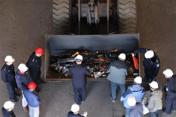 遼寧公安部署開展集中銷毀非法槍爆物品活動_fororder_常銷毀4