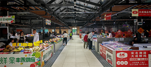 大連普蘭店區首個智慧化農貿市場正式開業_fororder_a5a9f11e0f3abde13d253ec74466aac