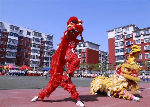 瀋陽：南獅舞進北方小學運動會_fororder_微信圖片_20250429154234