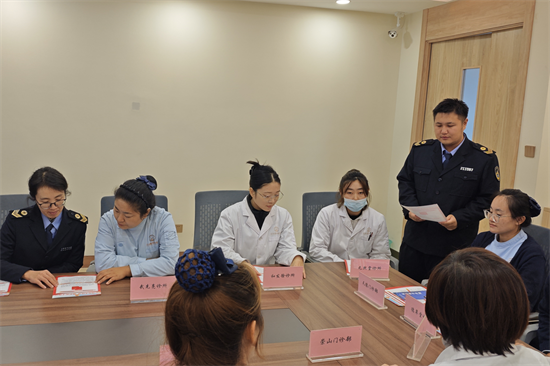 瀋陽市皇姑區衛健局開展普法宣傳活動_fororder_馬靜普法2