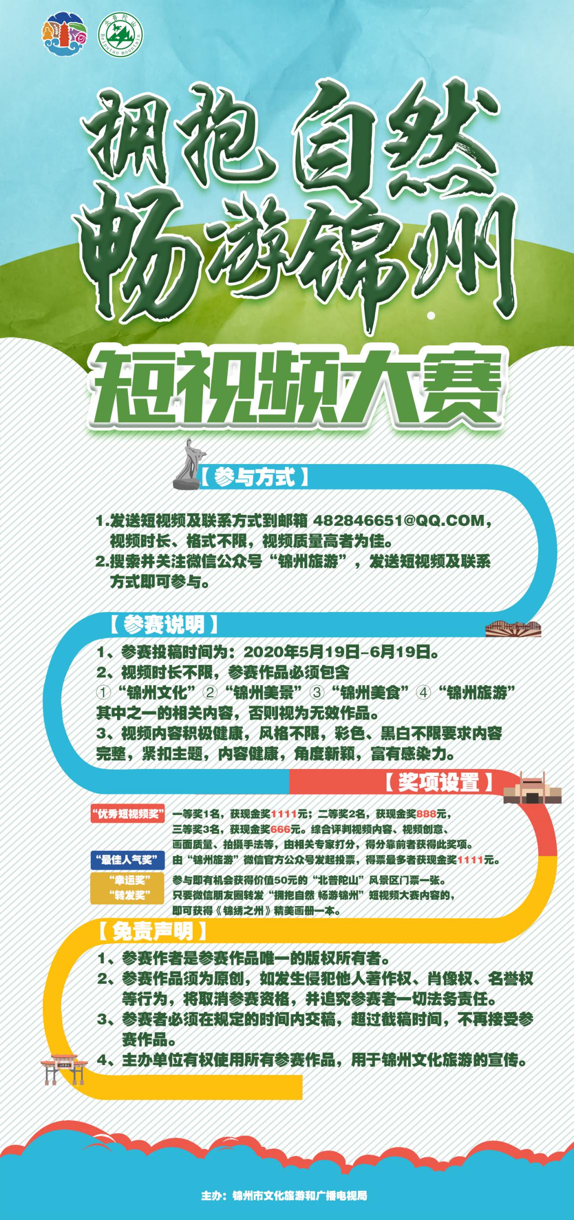 推精品旅遊線 辦短視頻大賽 錦州向世界推介旅遊形象
