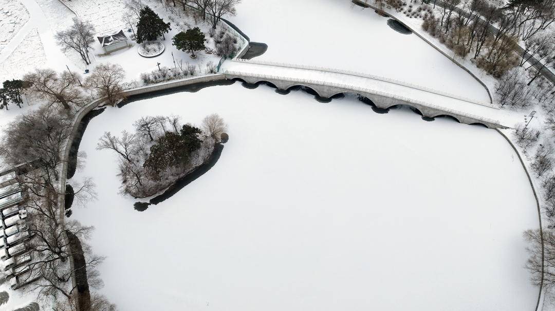 瀋陽：雪後昭陵如畫，冬泳健兒暢遊