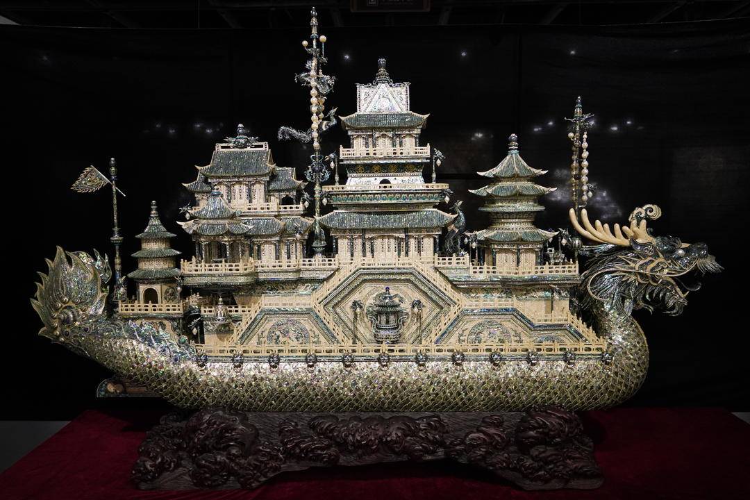 大連貝雕《龍鳳呈祥舟》摘得“山花”_fororder_微信圖片_20231115085437