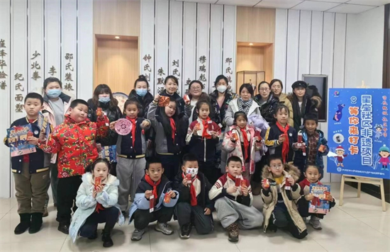 小學生社區裏學非遺 瀋陽市于洪區新增寒假打卡新去處_fororder_于洪1