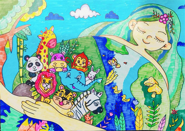 （填環境專題）妙筆繪生態 瀋陽市第四屆兒童生態環保繪畫大賽作品展播（十三）_fororder_圖片3