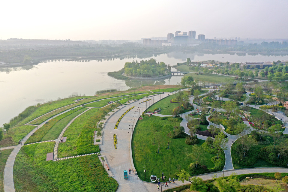 安徽淮南：“海綿公園”生態美_fororder_1