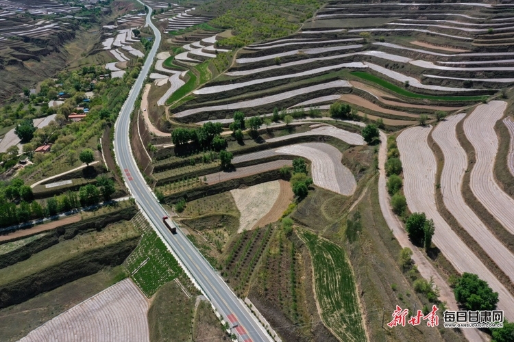 【縣域】會寧縣：植樹增綠山川美 生態美景入畫來_fororder_會寧5