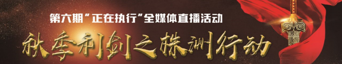 【直播天下】第六期“正在執行——秋季利劍之株洲行動”_fororder_banner