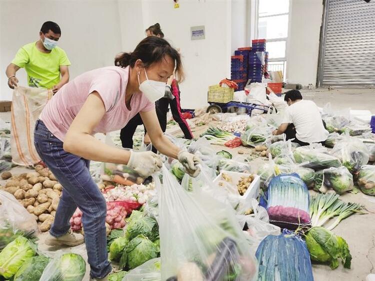 【蘭州】首批高原夏菜應急蔬菜包送達蘭州社區_fororder_1