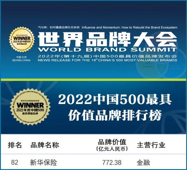 《中國500最具價值品牌》報告發佈 新華保險連續19年上榜_fororder_9