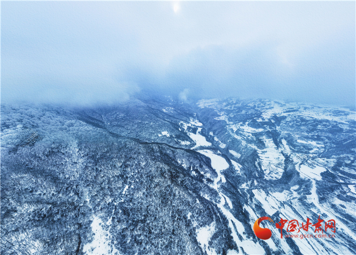 【平涼】平涼華亭：關山雪景勾勒水墨世界_fororder_11