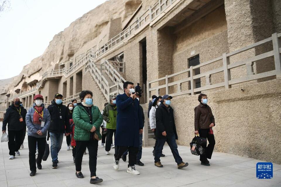 【輪播圖】甘肅敦煌：絲路古城文旅復蘇人氣旺_fororder_1