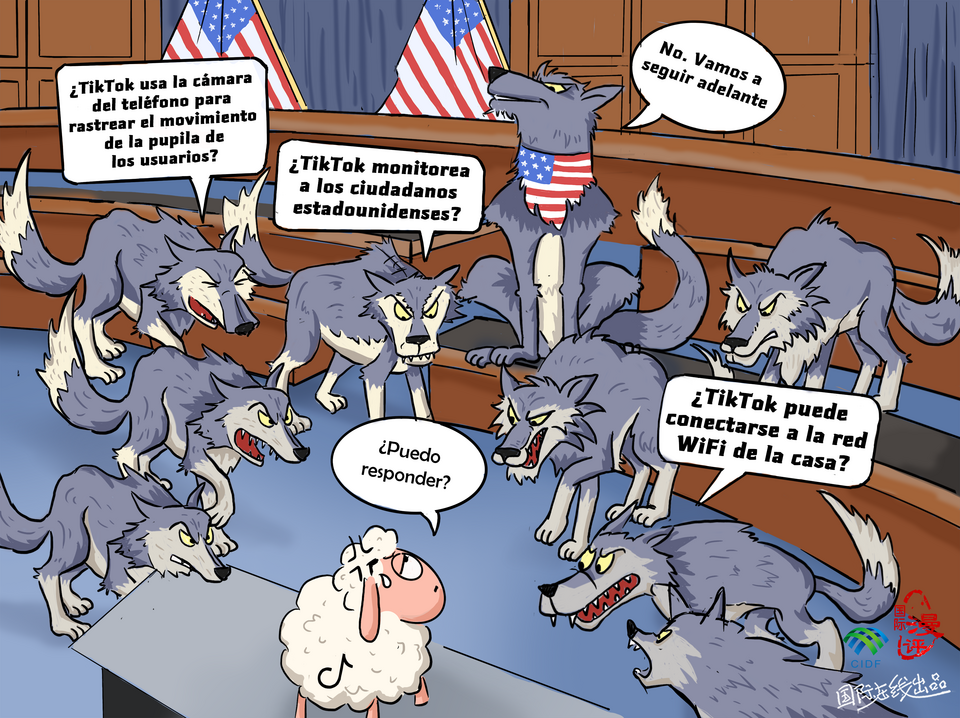 【Caricatura editorial】Una caza en Capitol Hill_fororder_西班牙語版！