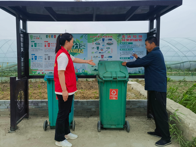 蚌埠市五河縣澮南鎮開展垃圾分類宣傳活動_fororder_圖片1