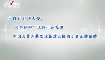 【國際微訪談】盧旺達駐華大使：“債務陷阱”説辭十分荒謬 中國為非洲基礎設施建設提供了真正的幫助_fororder_QQ截圖20230704163755