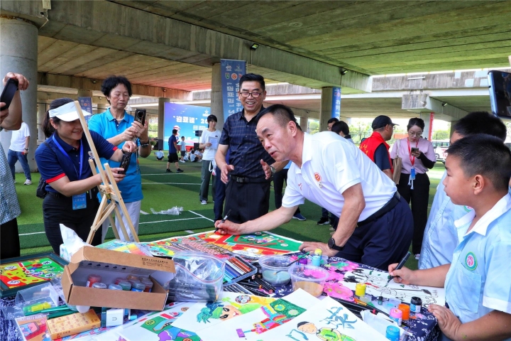 以球會友 展少年風采！“迎亞運”2023年全國青少年門球錦標賽在婺城開幕_fororder_1690032298405_64bbd8aa32e8f50001567290