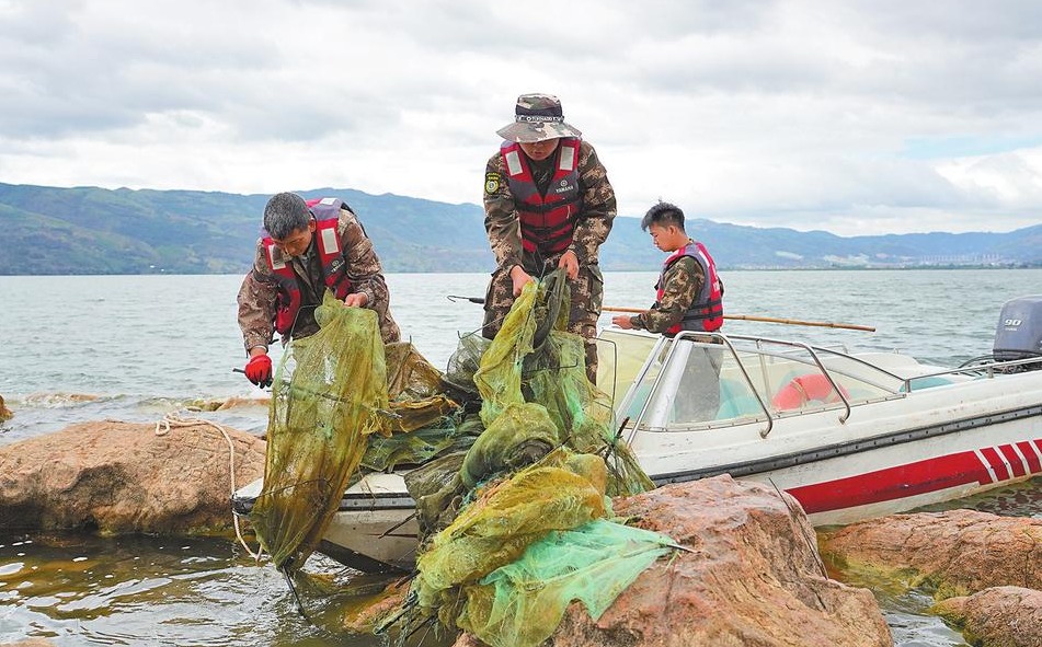 昆明陽宗海：一泓碧波任魚躍 稻田花海旺産業_fororder_ec64870