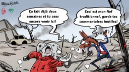 【Actualité en caricatures】Pas pressés pour les secours, mais très actifs dans les querelles partisanes