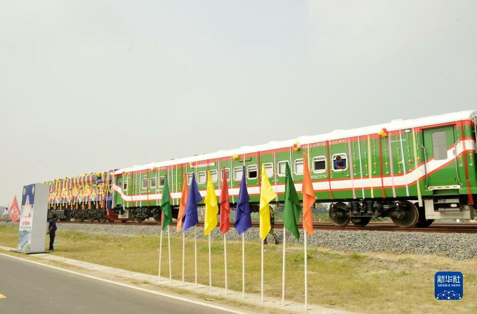 中企承建的孟加拉國最大鐵路項目首通段開通運行