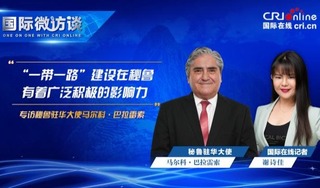 【國際微訪談】秘魯駐華大使：“一帶一路”建設在秘魯有著廣泛積極的影響力