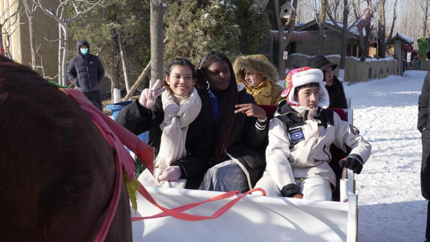 Foreign Visitors Treated to Special Chinese New Year Market, Fun in the Snow, Hot Springs, Liaoning Cuisine_fororder_圖片9