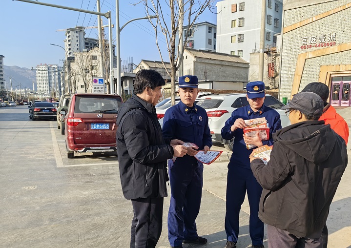 【原創】隴南禮縣消防救援大隊開展冬春火災防範宣傳“進農村”活動_fororder_91dc755059b4b245c013efaddf46a5e