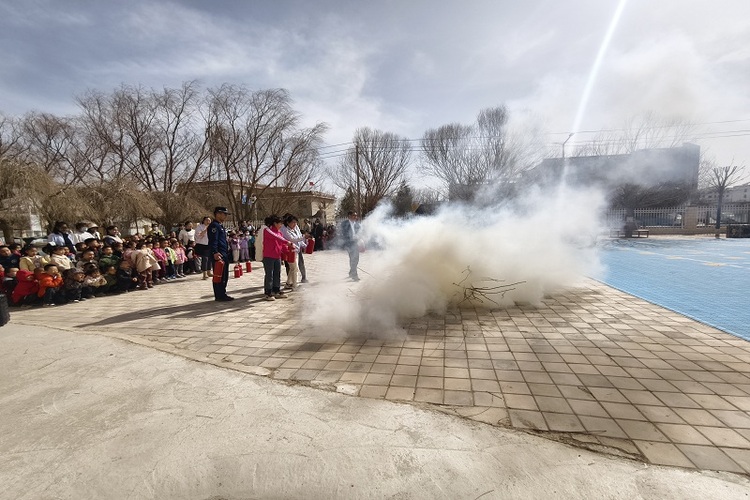 【原創】酒泉瓜州消防救援大隊走進幼兒園為萌娃送上“安全大餐”_fororder_1