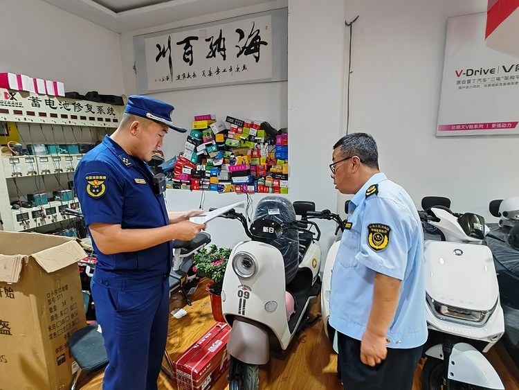 【原創】西和消防：聯合市場監管部門開展電動車銷售、維修門店消防安全專項檢查_fororder_2