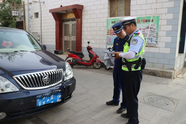 【原創】除患攻堅 下沉勘驗 | 敦煌消防聯合交管部門開展車流量高峰期消防車通道專項整治_fororder_2