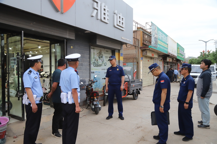 【原創】武威消防聯合多部門開展電動自行車銷售門店消防安全專項檢查_fororder_4