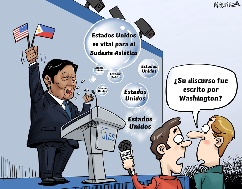 【Caricatura editorial】El portavoz de Estados Unidos_fororder_西