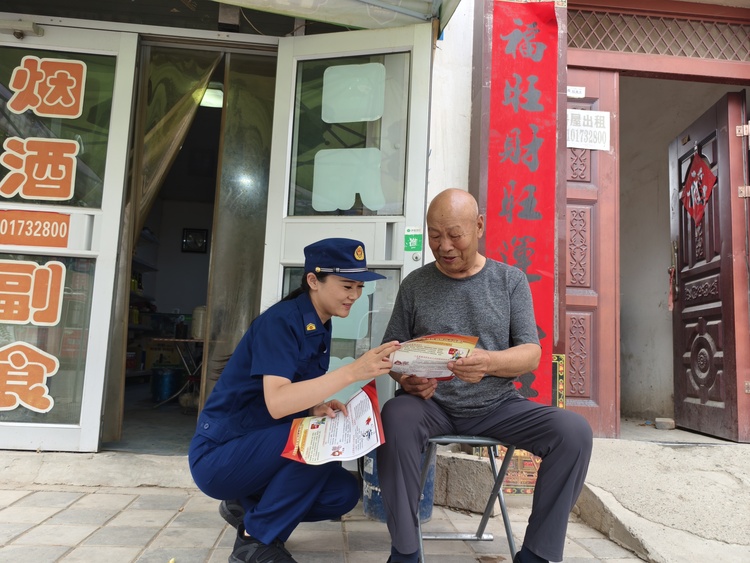 【原創】酒泉瓜州大隊開展“消防安全進農村”宣傳活動 培養農村消防安全“明白人”_fororder_IMG_20240710_172352