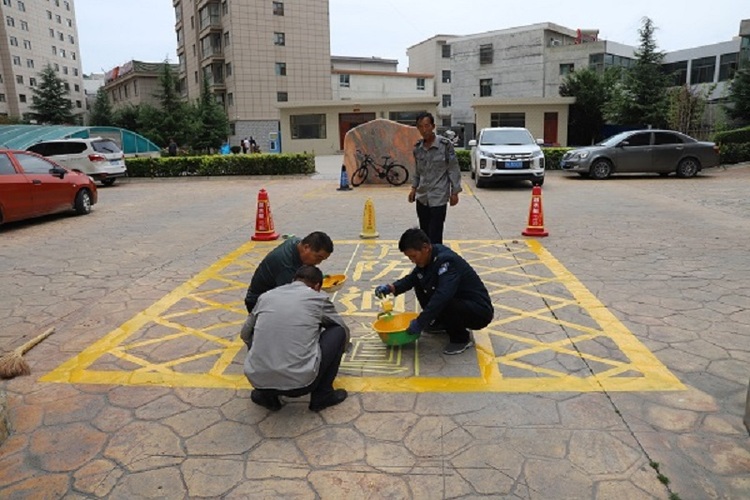 【原創】甘肅隴南西和消防：全力督促指導消防車通道標識劃線工作_fororder_3