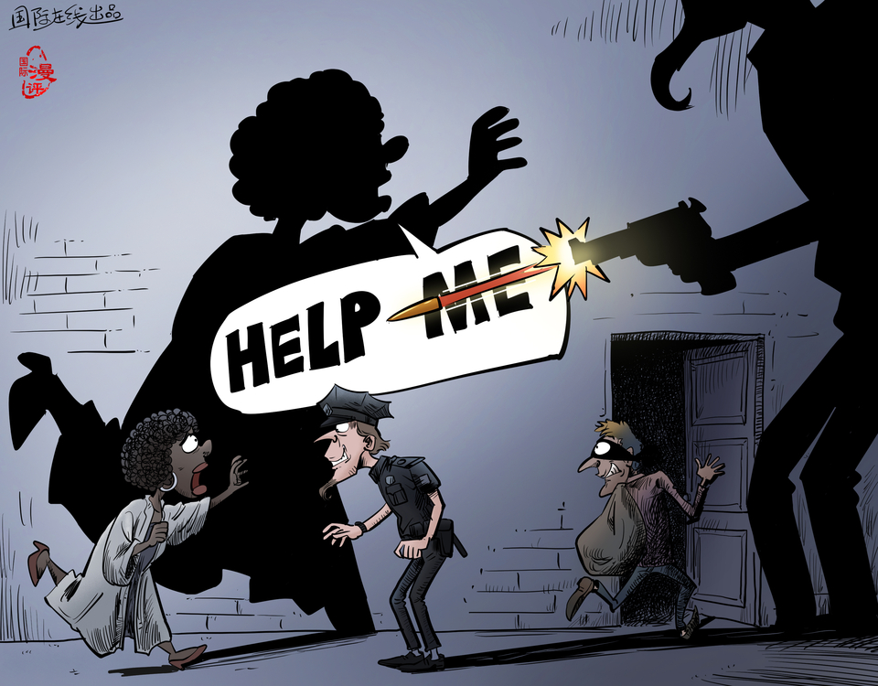 【Editorial Cartoon】HELP ME!_fororder_中文