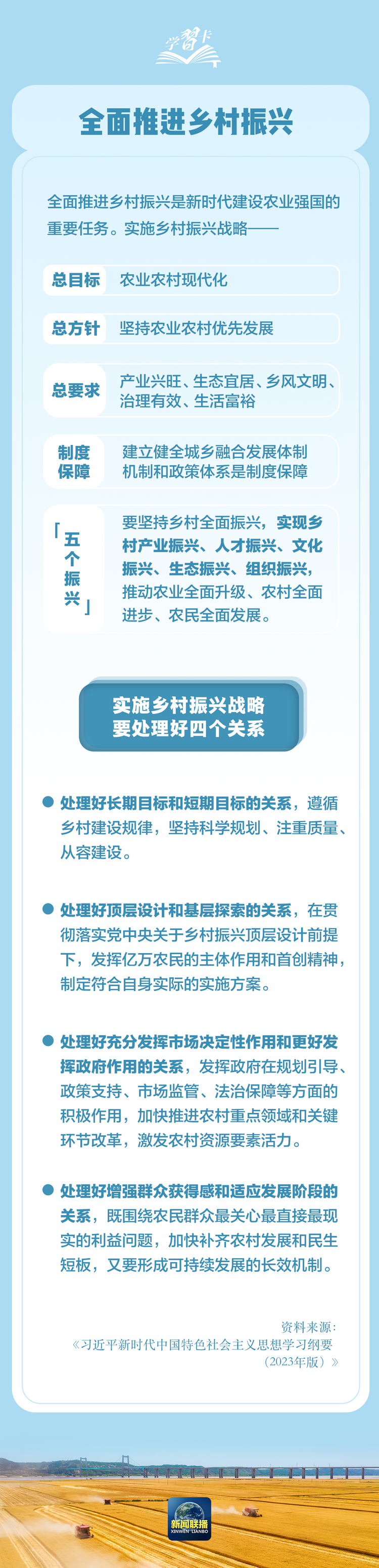 學習卡丨讓農業農村成為大有可為的廣闊天地