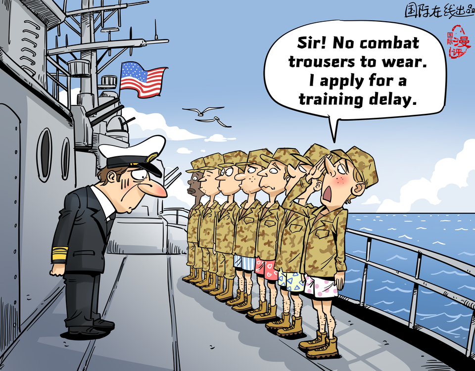 【Editorial Cartoon】Insufficient Stock of “Trousers”_fororder_英語