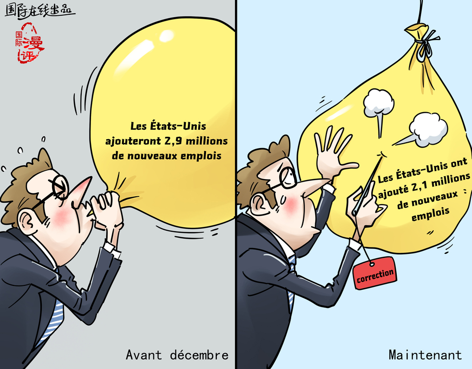 【Actualité en caricatures】 Maîtrise parfaite_fororder_S法語國際漫評收入自如