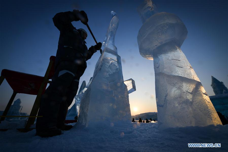 In pics: 9th China Harbin International Ice-Assemblage Championship