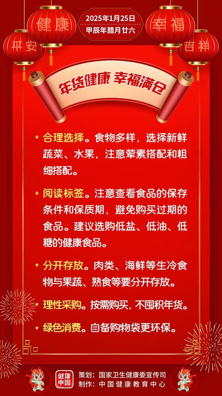 年貨健康，幸福滿倉【健康幸福過大年】（8）