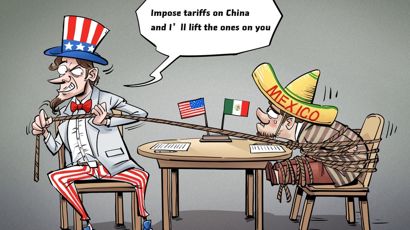 【Editorial Cartoon】Tariff Coercion