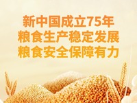 【圖解】新中國成立75年我國糧食生産穩定發展 糧食安全保障有力