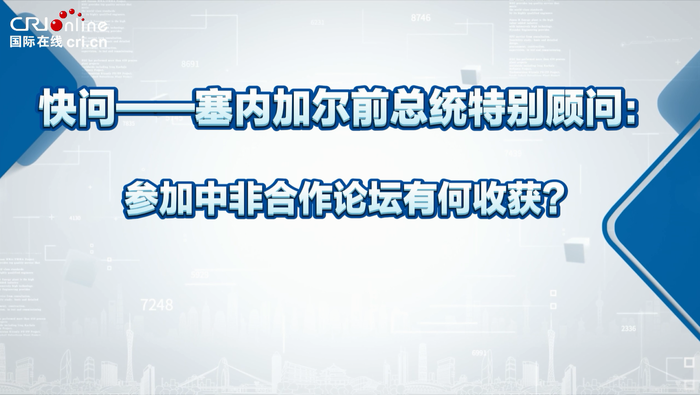 塞內加爾政要：中非合作論壇北京峰會是最棒的峰會之一