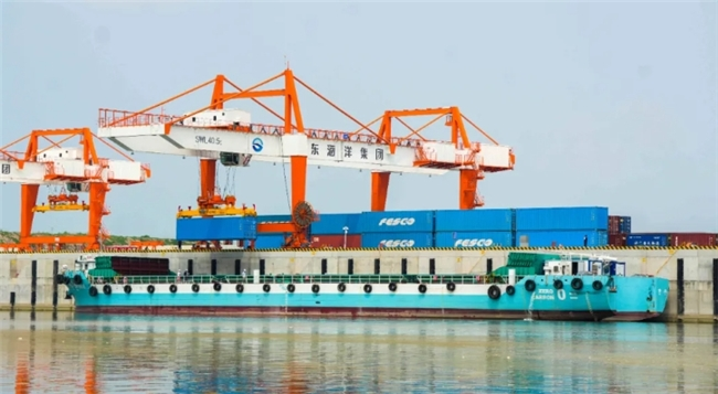 First Voyage of Xiaoqing River's Jinan-Guangzhou Multi-Modal Transport Line