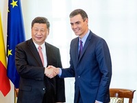 習近平同西班牙首相桑切斯舉行會談_fororder_CqgNOlv_FpyAbQcvAAAAAAAAAAA548.900x508.735x415
