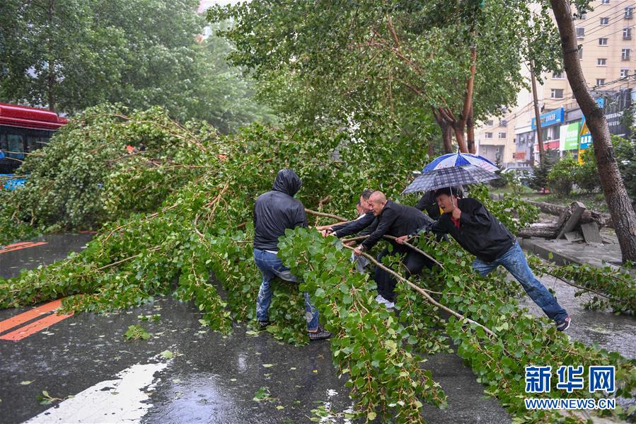 受颱風“美莎克”影響 吉林發佈暴雨橙色預警信號