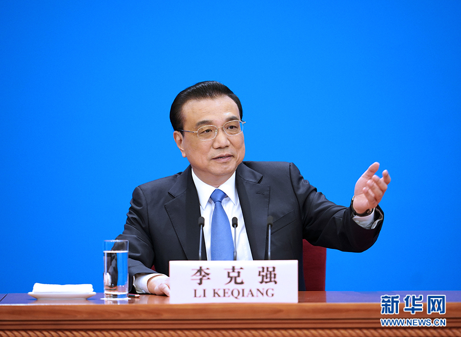 李克強總理會見中外記者