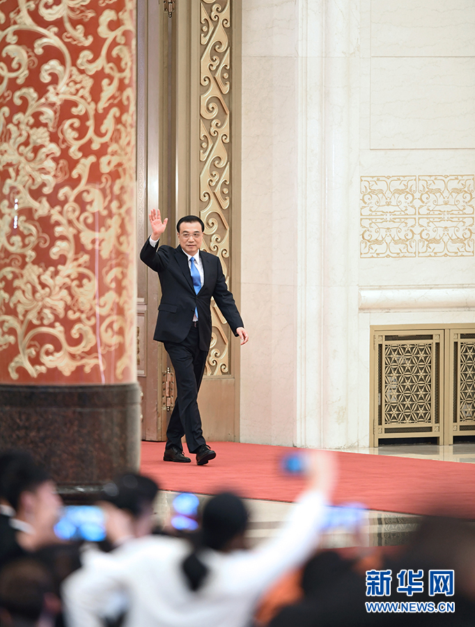 李克強總理會見中外記者