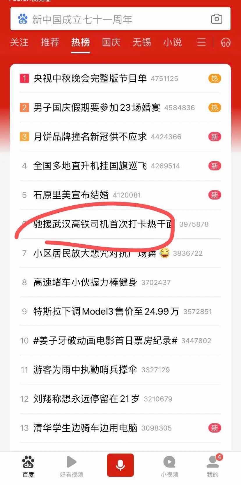國慶當天這波主旋律新聞，大寫加粗的服
